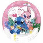 Talerzyki Papierowe Stitch i Angel – Zestaw 10 szt.