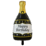 Champagner Happy Birthday Folienballon (50cm*99cm)