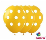 Bedruckte Gummiballons Dots (10 Stück).)