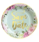 Save the Date Pappteller (10 Stück).)