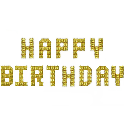 Satz HAPPY BIRTHDAY Luftballons (40 cm).)