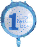 Folienballon 1st Birthday Boy 18"