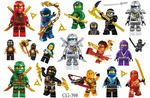 NINJAGO Kinder-Tattoos (1 Stück)