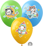 Bedruckte Gummiballons Tiere (10 Stück).)