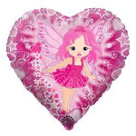 Folienballon Little Fairy 18" (45cm).)
