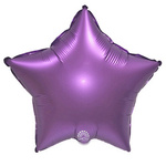 Fliederfarbener Folienstern 18" (45cm).)