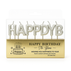 HAPPY BIRTHDAY"-Kerzen - Ein Glanz der Wünsche für einen besonderen Tag