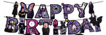 Girlanda papierowa Happy Birthday Wednesday (1 szt)