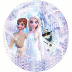 Pappteller "Eisberg" - Elsa, Anna und Olaf - 10 Stück.