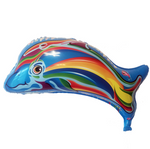 Foil Balloon "Dolphin Rainbow" (49cm*80cm)