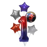 Spider Man 1. Geburtstag Ballon Set