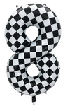 Foil Balloon Number "8" Race (100cm.)