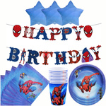Spider-Man Geburtstag Party Set - Party Dekorationen (44 Elemente)