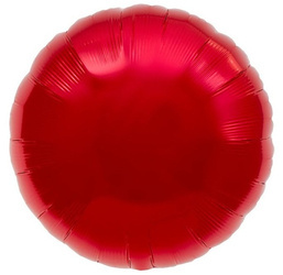 Folienballon Rot 18" (45cm).)