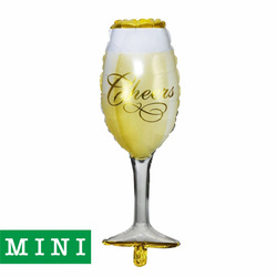 Folienballon mini Glas