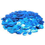 Konfetti für Luftballons Blaue Kreise (50g).)