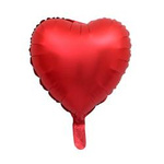 Foil balloon Heart, Red 18" (45cm.)