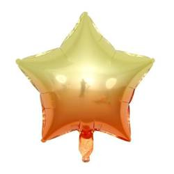 Goldfarbener Regenbogen-Folienstern 18" (45cm).)