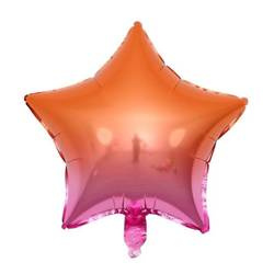 Regenbogen rosa Folie Stern 18" (45cm).)