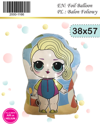 Folienballon LOL Girl (38cm*57cm)