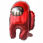Folienballon 55cm. Unter US, Menschen Rot