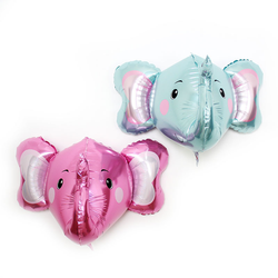 3D-Folienballon Elefant Blau (58cm*55cm)