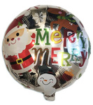 Fröhliche Weihnachten 18" (45cm) Folienballon.)