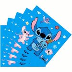 Lilo & Stitch Papierservietten - 20 Stück., blau, 17 x 17 cm