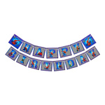 Happy Birthday Sonic paper garland (1 pc)