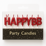 "HAPPY BIRTHDAY" Geburtstagskerzen - die Magie des Feierns