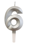 Golden Number "6" Candle