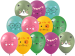 Latex balloons with Cats (12 pcs.)