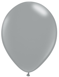 Ballons 5" (12,5 cm), Grau (100 Stück)./ Packung.)