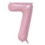 Balloon Foil Number "7" Light Pink (100cm.)