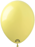Premium SHOW Gummiballons 5 Zoll, Macaron Gelb (021)