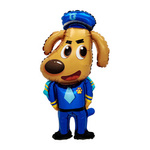 Folienballon Hund (43cm*72cm)