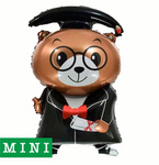 Foil Balloon Mini "Bear, Grad"