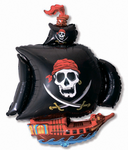 Piratenschiff-Folienballon, Grabo