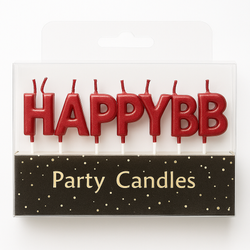 "HAPPY BIRTHDAY" Geburtstagskerzen - die Magie des Feierns