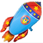 Folienballon Rakete (88cm*50cm)