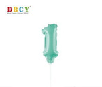 Zahlenballon auf einem Stock "1"