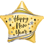 Happy New Year 18" (45cm) Folienballon.)