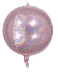 4D Rose Gold Glitter Folienballon 18" (45cm).)