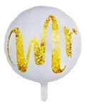 Folienballon Mr 18" (45cm).)