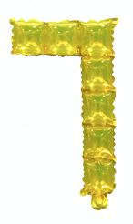 Foil Number POP IT "7" Gold (40cm)