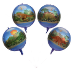 4D Dinosaurier Folienballon 18" (45cm).)