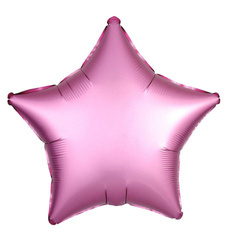 Rosa Folie Stern 18" (45cm).)