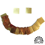 Hellgoldene Pailletten 100 Stück für Pailletten-Paneele (30cm*30cm)