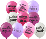 Bedruckte Gummiballons für Frauen (10 Stück).)