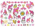 Kuromi Kindertattoos, Meine Melodie (1 Stück)